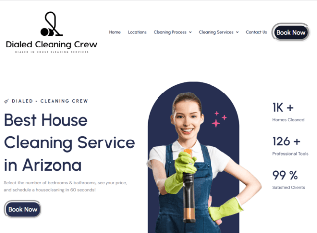 cleaning service website