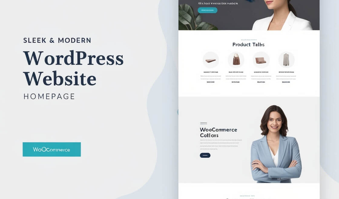 A sleek and professional WordPress website design optimized for conversions.