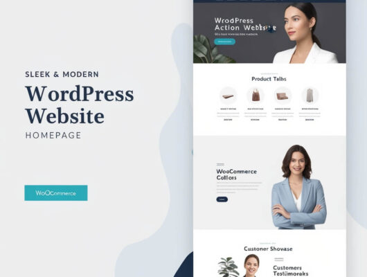 A sleek and professional WordPress website design optimized for conversions.