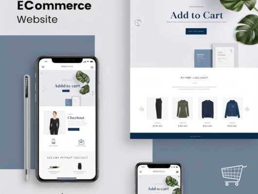 Modern eCommerce website with user-friendly navigation and secure checkout.